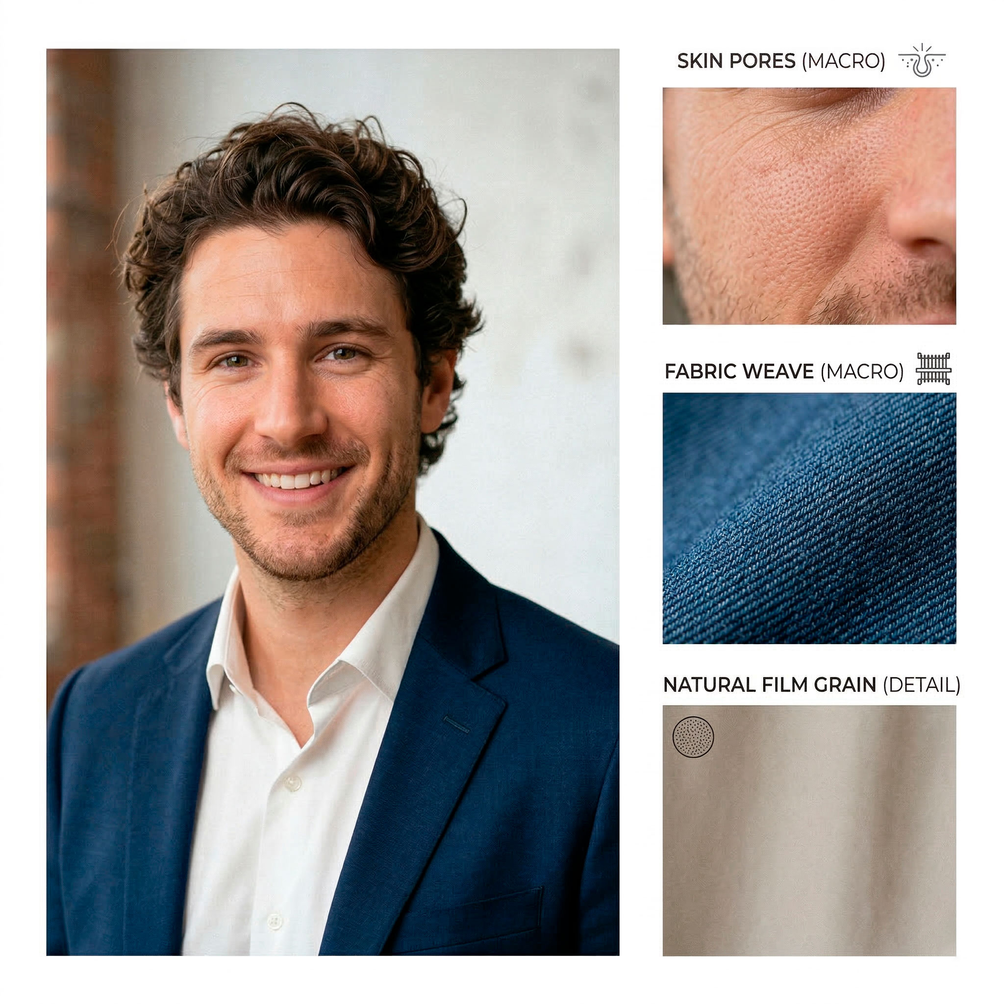 Real Texture, No Plastic